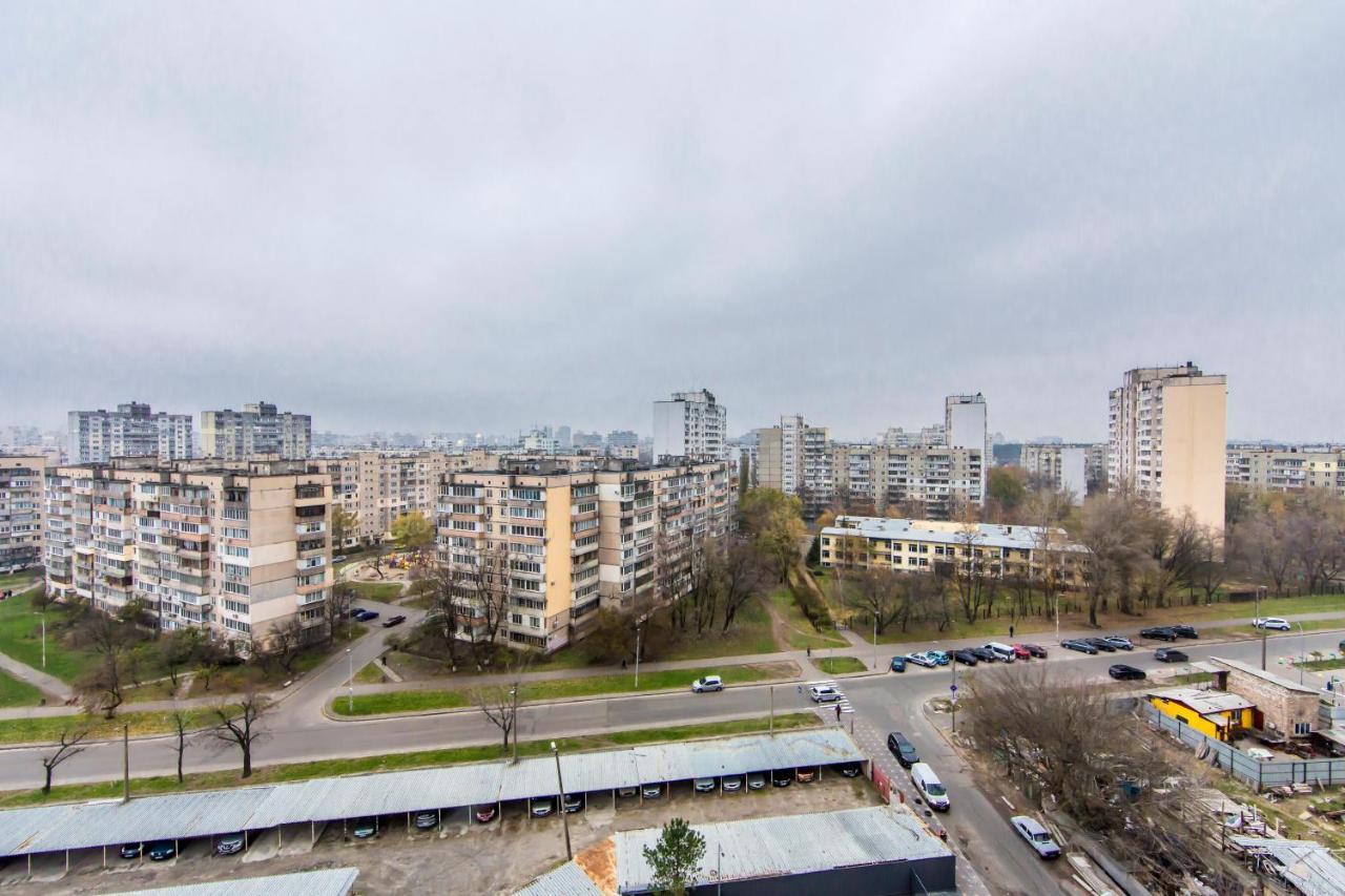 קייב Стильные Апартаменты,Метро Вырлица,Метро Харьковская מראה חיצוני תמונה